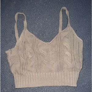 Cropped Knitted Tank!